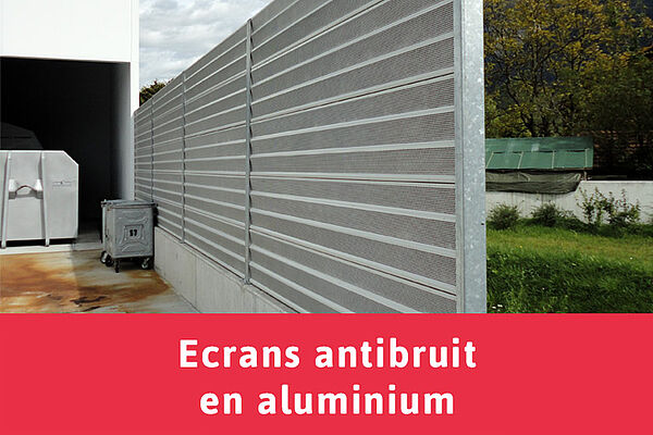 Ecrans antibruit en aluminium