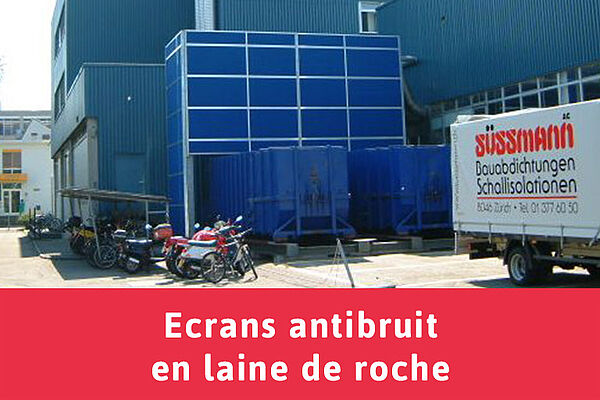 Ecrans antibruit en laine de roche