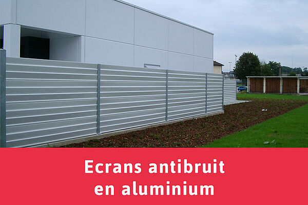 Ecrans antibruit en aluminium