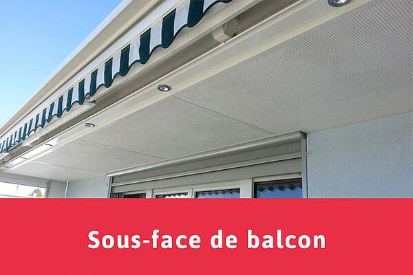 Sous-face de balcon