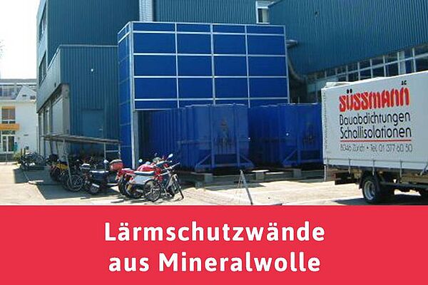 Lärmschutzwände aus Mineralwolle