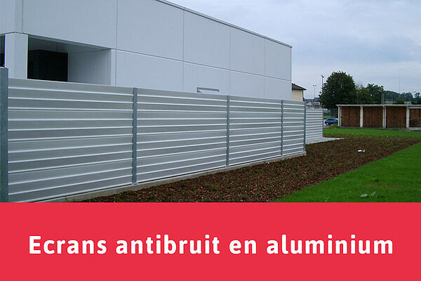 Ecrans antibruit en aluminium